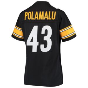 Troy Polamalu Pittsburgh Steelers Mitchell & Ness Women's Legacy Replica Team Jersey - Black