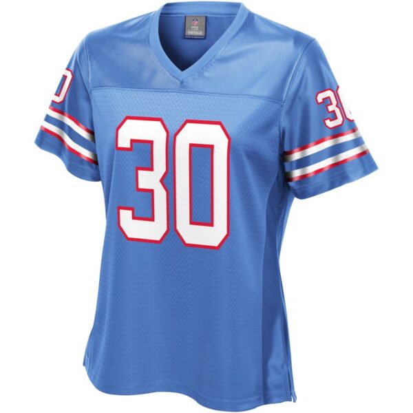 Women's Houston Oilers Mike Rozier NFL Pro Line Light Blue Retired Player Jersey