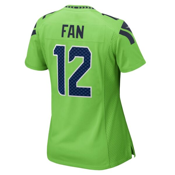 12th Fan Seattle Seahawks Nike Women's Game Jersey - Neon Green