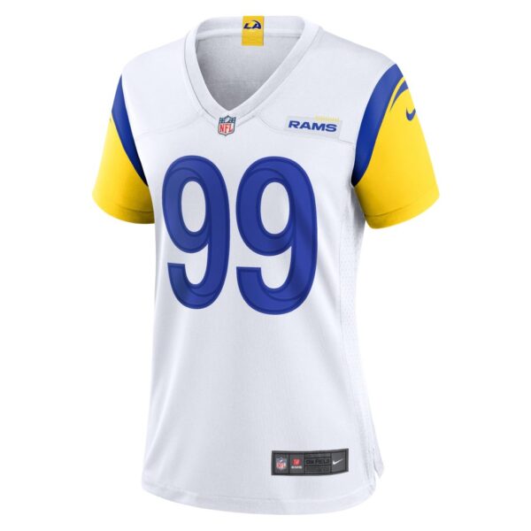 Women's Los Angeles Rams Aaron Donald Nike White Alternate Player Game Jersey