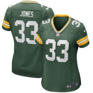 Women's Nike Aaron Jones Green Green Bay Packers Game Jersey