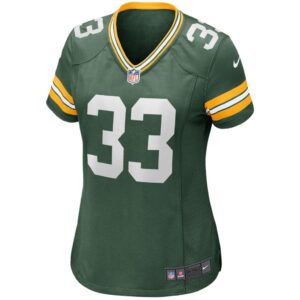 Women's Nike Aaron Jones Green Green Bay Packers Game Jersey