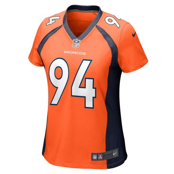 Women's Denver Broncos Aaron Patrick Nike Orange Game Player Jersey