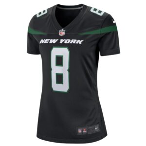 Women's New York Jets Aaron Rodgers Nike Black Game Jersey