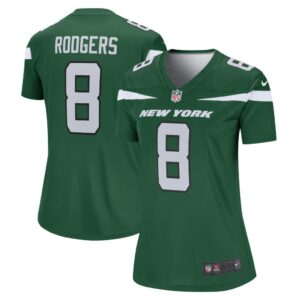 Aaron Rodgers New York Jets Nike Women's Legend Player Jersey - Gotham Green