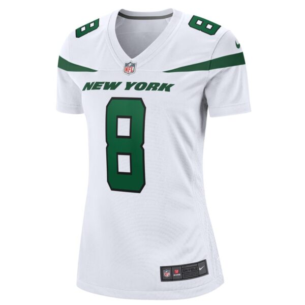 Women's New York Jets Aaron Rodgers Nike White Game Jersey