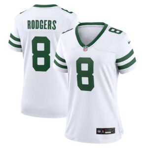 Aaron Rodgers New York Jets Nike Women's Player Jersey - White