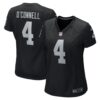 Aidan O'Connell Las Vegas Raiders Nike Women's Game Jersey - Black