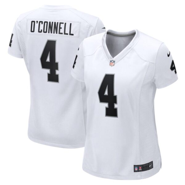 Aidan O'Connell Las Vegas Raiders Nike Women's Game Jersey - White