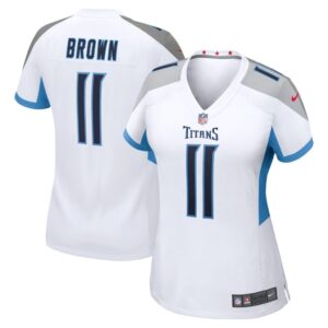 Women's Tennessee Titans AJ Brown Nike White Game Jersey