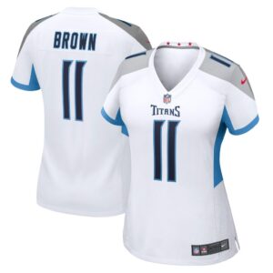 Women's Tennessee Titans A.J. Brown Nike White Game Jersey