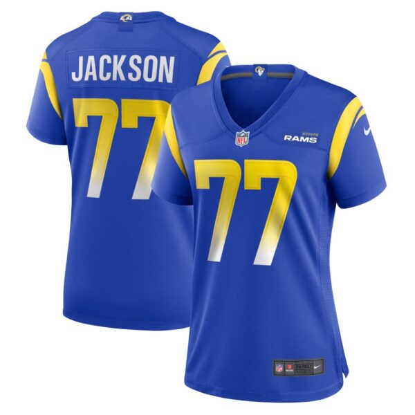 Women's Los Angeles Rams AJ Jackson Nike Royal Game Player Jersey