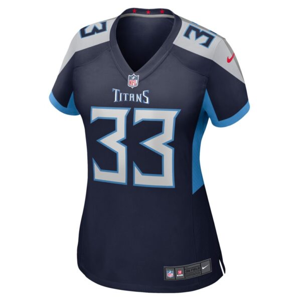 Women's Tennessee Titans A.J. Moore Jr. Nike Navy Player Game Jersey