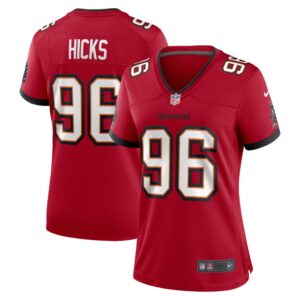 Women's Tampa Bay Buccaneers Akiem Hicks Nike Red Player Game Jersey