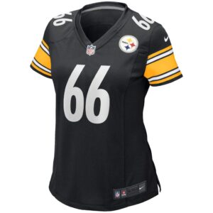 Women's Pittsburgh Steelers Alan Faneca Nike Black Game Retired Player Jersey