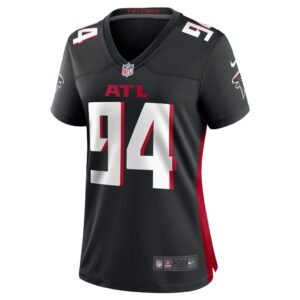 Albert Huggins Atlanta Falcons Nike Women's Team Game Jersey - Black