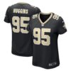 Women's New Orleans Saints Albert Huggins Nike Black Player Game Jersey