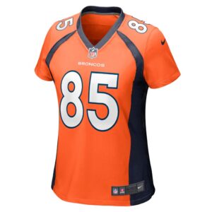 Women's Denver Broncos Albert Okwuegbunam Nike Orange Game Jersey