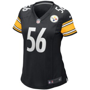 Women's Pittsburgh Steelers Alex Highsmith Nike Black Game Jersey