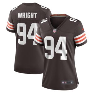 Women's Cleveland Browns Alex Wright Nike Brown Game Player Jersey