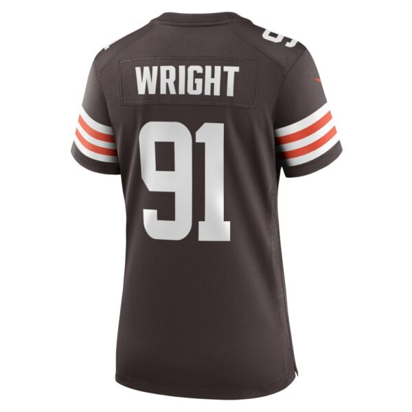 Alex Wright Cleveland Browns Nike Women's Team Game Jersey - Brown