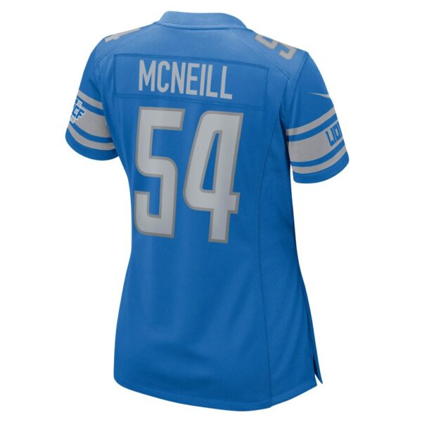 Women's Detroit Lions Alim McNeill Nike Blue Nike Game Jersey