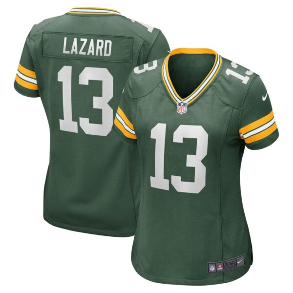 Women's Nike Allen Lazard Green Green Bay Packers Game Jersey