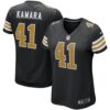 Women's Nike Alvin Kamara Black New Orleans Saints Alternate Game Player Jersey