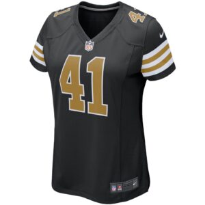 Women's Nike Alvin Kamara Black New Orleans Saints Alternate Game Player Jersey