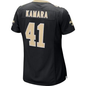 Alvin Kamara New Orleans Saints Nike Women's Game Jersey - Black