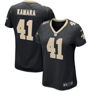 Women's Nike Alvin Kamara Black New Orleans Saints Game Player Jersey