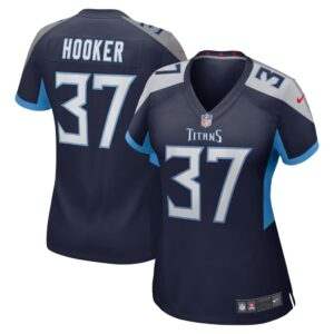 Women's Tennessee Titans Amani Hooker Nike Navy Game Jersey