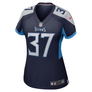 Women's Tennessee Titans Amani Hooker Nike Navy Game Jersey