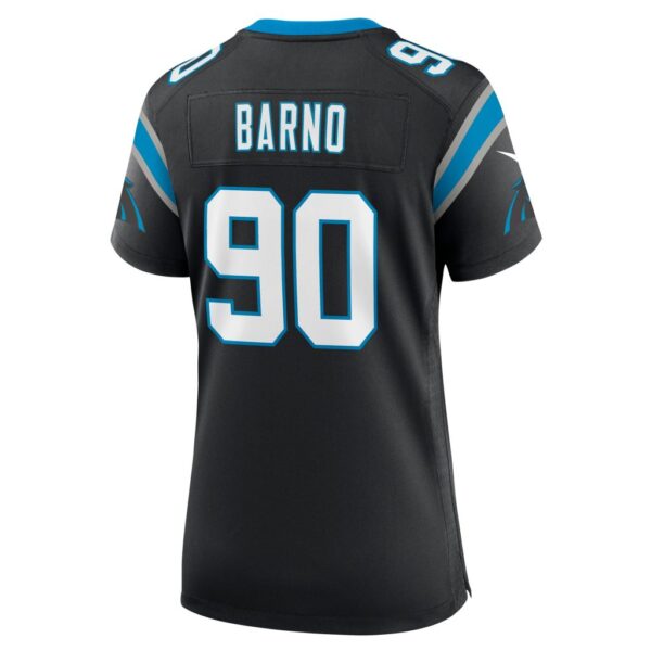 Women's Carolina Panthers Amare Barno Nike Black Team Game Jersey