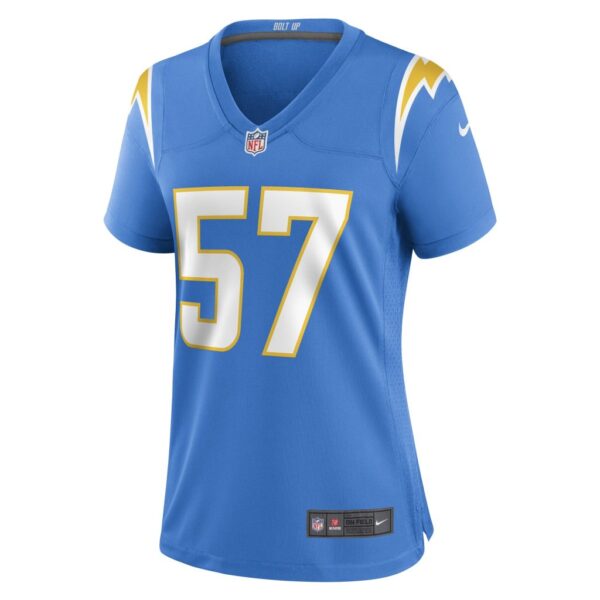 Women's Los Angeles Chargers Amen Ogbongbemiga Nike Powder Blue Game Player Jersey