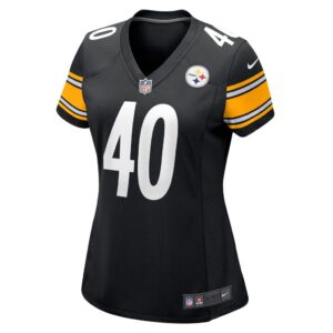 Women's Pittsburgh Steelers Andrew Adams Nike Black Game Player Jersey