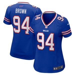 Andrew Brown Buffalo Bills Nike Women's Game Jersey - Royal