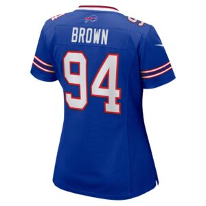 Andrew Brown Buffalo Bills Nike Women's Game Jersey - Royal