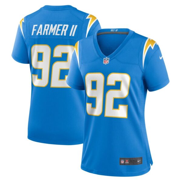 Andrew Farmer Los Angeles Chargers Nike Women's Team Game Jersey - Powder Blue