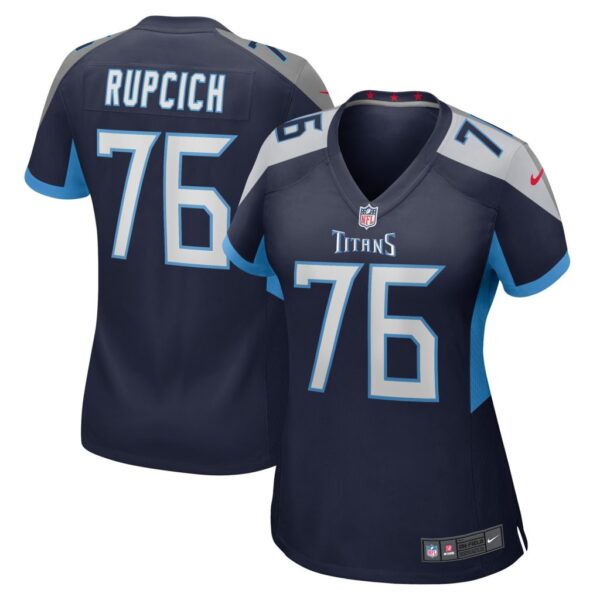 Women's Tennessee Titans Andrew Rupcich Nike Navy Game Player Jersey