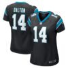 Women's Carolina Panthers Andy Dalton Nike Black Game Player Jersey