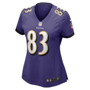 Women's Baltimore Ravens Andy Isabella Nike Purple Home Game Player Jersey