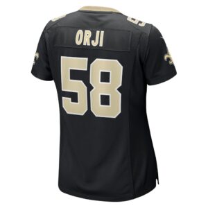 Anfernee Orji New Orleans Saints Nike Women's Team Game Jersey - Black