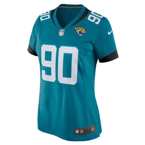 Angelo Blackson Jacksonville Jaguars Nike Women's Team Game Jersey - Teal