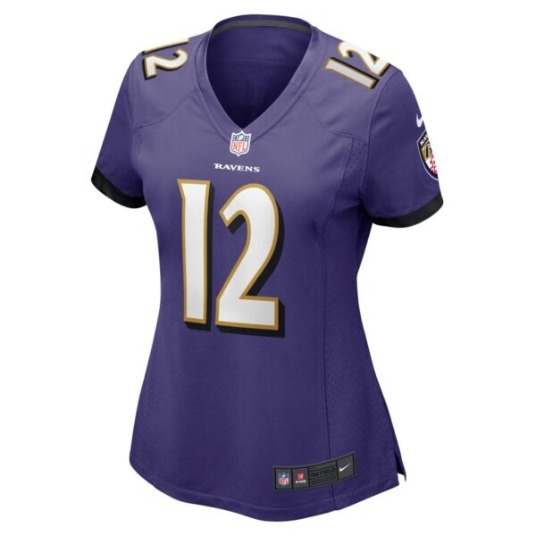 Women's Baltimore Ravens Anthony Brown Nike Purple Player Game Jersey