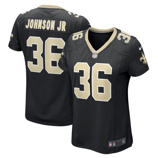 Anthony Johnson New Orleans Saints Nike Women's Team Game Jersey - Black