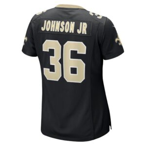 Anthony Johnson New Orleans Saints Nike Women's Team Game Jersey - Black