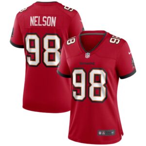 Women's Tampa Bay Buccaneers Anthony Nelson Nike Red Game Jersey