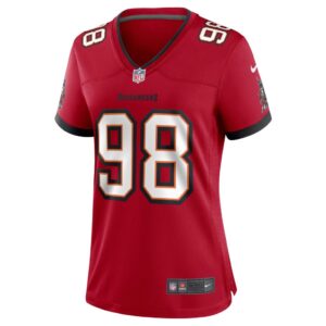 Women's Tampa Bay Buccaneers Anthony Nelson Nike Red Game Jersey