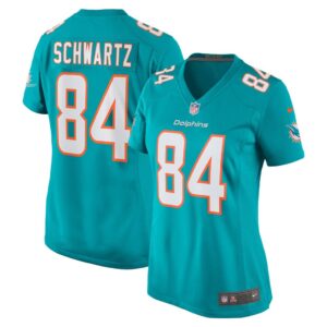 Anthony Schwartz Miami Dolphins Nike Women's Team Game Jersey - Aqua